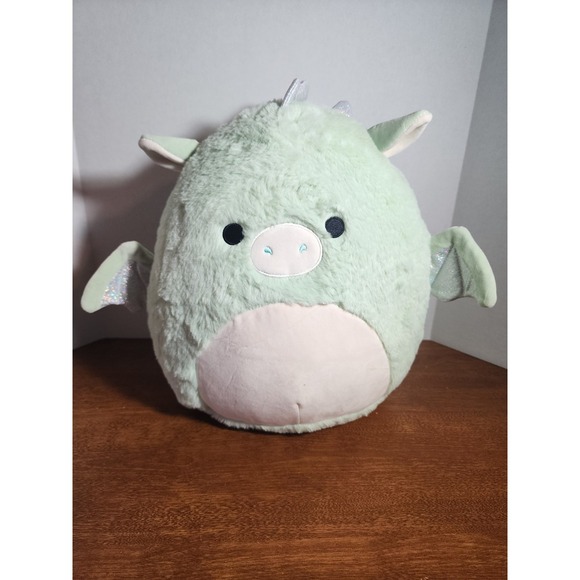 Jazwares Other - Squishmallows FuzzAMallows Drew the Mint Green Dragon‎ 12" NWT